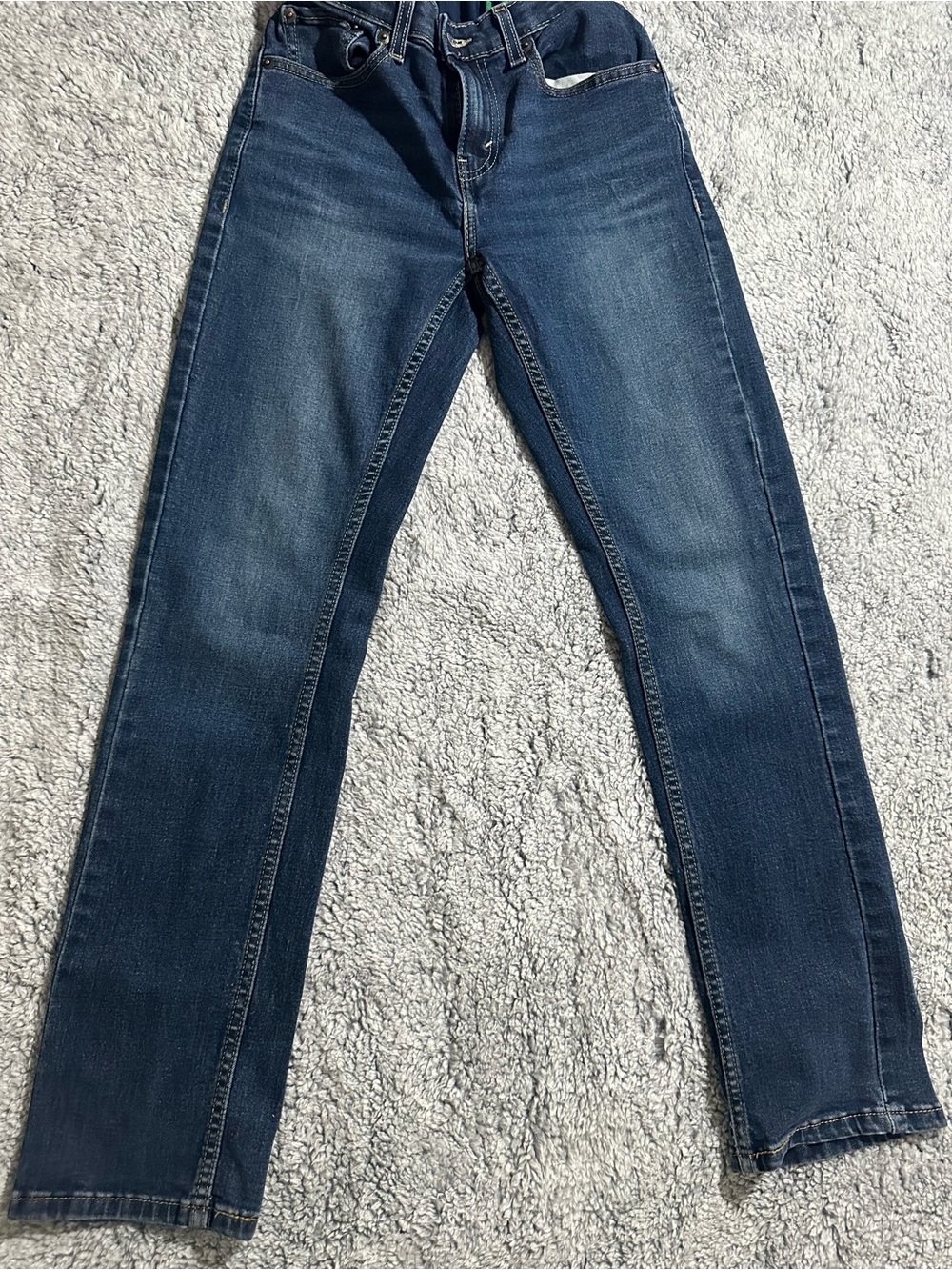 Levi's Dark Blue Straight Leg Women's Jeans